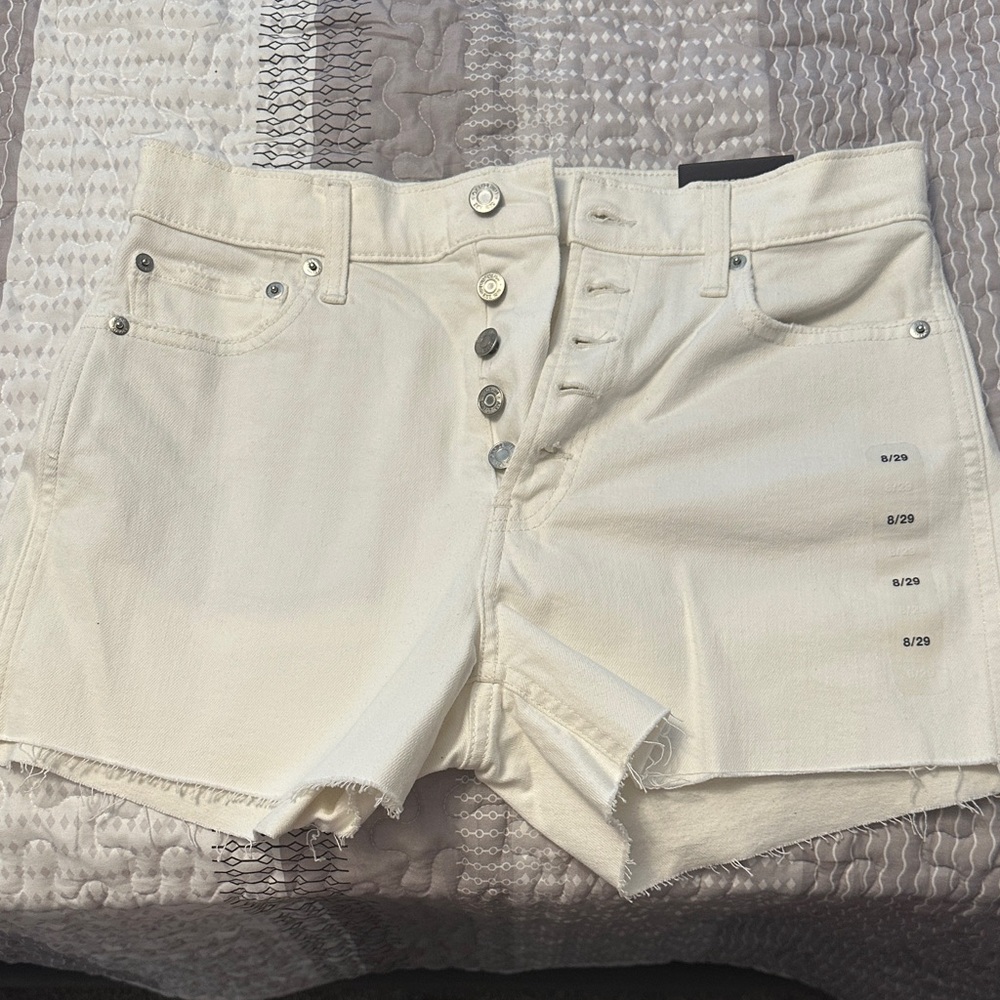 GAP Cream Jean Shorts for Women